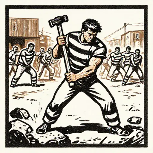 Carl's Honest Opinion - Carl Panzram, illustrated children's book style