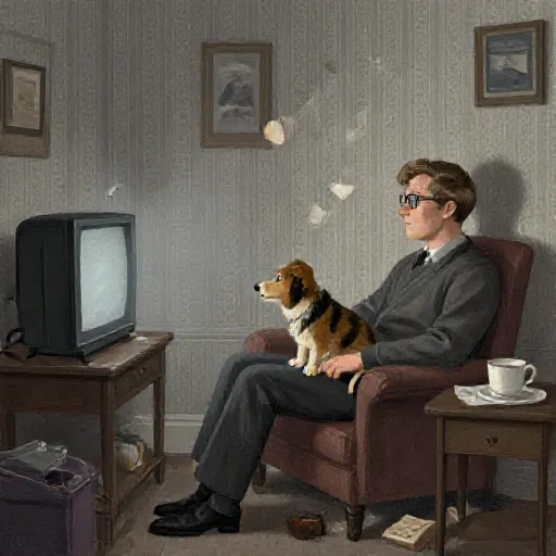 Dennis Didn't Want to Be Alone - Dennis Nilsen, illustrated children's book style