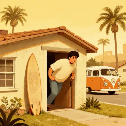 The Very Big Boy - Edmund Kemper, illustrated children's book style