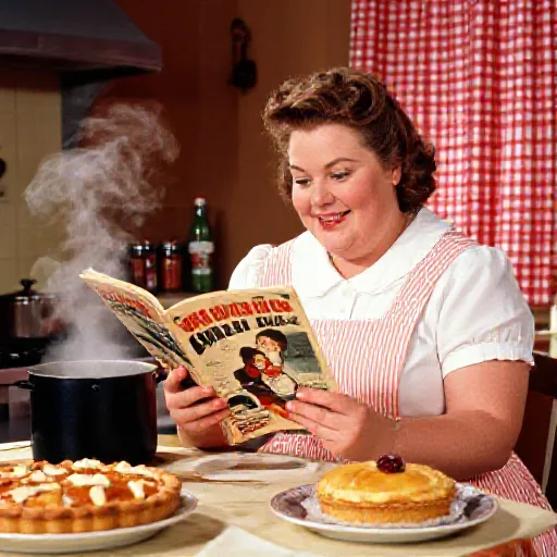 Nannie's Recipe for Happiness - Nannie Doss, illustrated children's book style