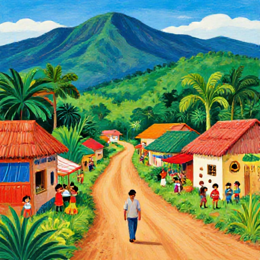 Illustration for The Man Who Walked Between Countries